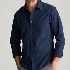 Untuckit | Navy Castello Button Down Shirt